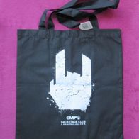 Einkaufsbeutel "Rockhand" schwarz EMP Tasche Stoff Jute Einkaufs Beutel Leinen