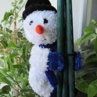 Plüsch Schneemann mit Magnet Händen und Füßen 17 cm Kuscheltier Kühlschrank
