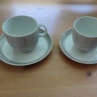 2 x Arzberg Germany Brasilia Amazonas Kaffeeset