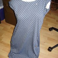 Ragwear Kleid blau Punkte bequem 100% BW XL