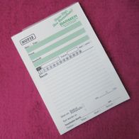 Notizblock BARMER Ersatzkasse 90er Jahre Notizzettel A6 Merkzettel Merkblock