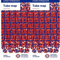 London Plan Map Tube U-Bahn Underground Taschenausgabe 2 Stück 2014/2 Sammelobjekt