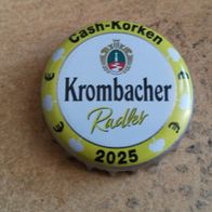 Kronkorken Krombacher Cash Korken 2025 Radler