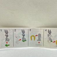 Ü-Ei-Figur "Bugs Bunny" - Serie "Looney Tunes" 1997, Italien + BPZ