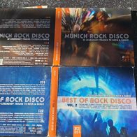 Munich Rock Disco & Best of Rock Disco Vol 2 (2 Doppel CDs AOR, Rock, 62 Tracks)