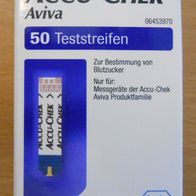 ACCU-CHEK Aviva 50 Teststreifen - NEU / OVP - AKKU CHECK