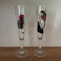 Ritzenhoff - 2 x "CHAMPUS-Glas" 1071027 Samy Halim + 1072005 Lea Stuhldreier NEU!