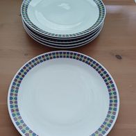 1 x Thomas Germany "Medaillon" Retro/Lila Kuchenteller