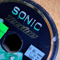 Neu! 500m Sonic Tecline Gelb Fluoreszierend T: 12,5kg Angelschnur Monofil Schnur