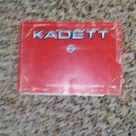 Betriebsanleitung Opel Kadett