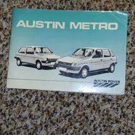 Betriebsanleitung Austin Metro