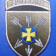 Aufnäher mit Klett Patch 18. Separate Heeresfliegerbrigade Ukraine Air Force Braun