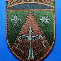 Luftstreitkräfte Aufnäher Patch 208 Flugabwehrraketen-Brigade Ukraine Air Force Braun