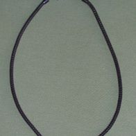 Statement Kette Schwarz Metall Collier Straß Halskette Blogger L=44cm Hohlkette