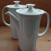 1 x Arzberg Germany Form 8000 Corso weiß Kaffeekanne mit Deckel, 1250 ml Kapazität