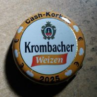 Kronkorken Krombacher Cash Korken 2025 Weizen