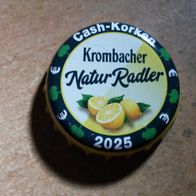 Kronkorken Krombacher Cash Korken 2025 Natur Radler