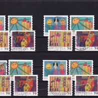 Schweiz MiNr. 1731-1734 Malwettbewerb kpl. gestempelt zur Auswahl M€ 5,50 #I159a10f
