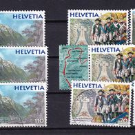 Schweiz MiNr. 1699-1700 Alpenüberquerung kpl. gestempelt zur Auswahl M€ 2,40 #I165df