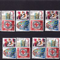 Schweiz MiNr. 1686-1689 Jahresereignisse kpl. gestempelt zur Auswahl M€ 4,50 #I166ae