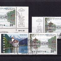 Schweiz MiNr. 1667-1668 ZDR gestempelt einer zur Auswahl M€ 1,60 #609r
