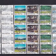 Schweiz MiNr. 1643-1648 Bilder CH I kpl. gestempelt zur Auswahl M€ 3,00 #I173af