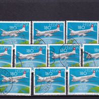 Schweiz MiNr. 1609 Swissair gestempelt zur Auswahl M€ 2,20 #I178df