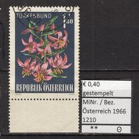 Österreich 1966 Alpenflora MiNr. 1210 gestempelt