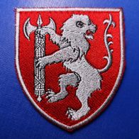 Löwe WSP Aufnäher MP Patch Territorialdirektion West Lwiw Militärpolizei Ukraine Rot