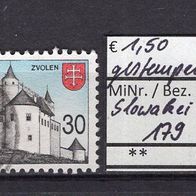 Slowakei 1993 Freimarke: Städte MiNr. 179 gestempelt