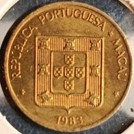 Makau - República Portuguesa Macau - 20 Avos 1983 - vz