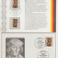 Ersttags-Sammelblatt BRD 13/1981 Tilman Riemenschneider
