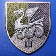 Marines Aufnäher Klett Militär Patch 36. Brigade Marineinfanterie Ukraine NAVY Grün