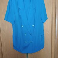 Blau-Turkis Damen-Sommer-Jacke