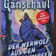 Gänsehaut "Der Werwolf aus den Fiebersümpfen" v. R.L. Stine / Horrorroman