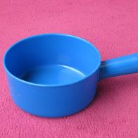 Puppenküche Puppengeschirr Kasserolle blau Küchen Geschirr Topf Zubehör Plastik