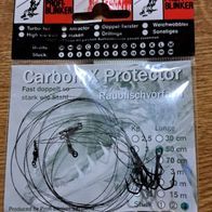 Neu 6 Profi-Blinker Carbon X Protector T:5kg Hecht Zander Stahlvorfach Drilling