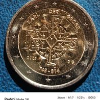 Deutschland - BRD - 2 Euro 2023 G - Karl der Grosse - im Muenzkarton