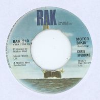 7 Vinyl Chris Spedding / Motor Bikin ( Ohne Cover )