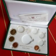 Vatikan 2010 KMS - Münzsatz PP * 1C-2C-10C-50C Schatulle + Zertifikat