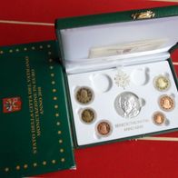 Vatikan 2010 KMS - Münzsatz PP * 6 Münzen + Silbermed. + Zertif.+ Umkarton