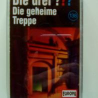 MC: ie drei ???-FoIge 138/Die geheime Treppe. HörspieI