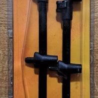 Neu 2 Fox Rutenauflage Buzzerbar Buzzer Bar 3er Auflage L:25-39cm Rute Rod Angel