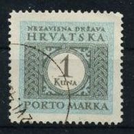 Kroatien Portomarken Mi. Nr. 12 A Ziffernzeichnung o <