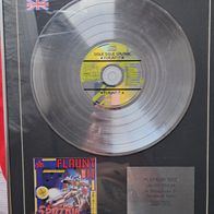 SIGUE SIGUE Sputnik-PLATIN-SCHALLPLATTE MIT Zertifikat. UND Limitierte Auflage