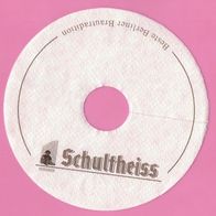1 Pilsdeckchen Tropfdeckchen, Schultheiss Berlin
