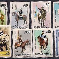Briefmarken Motiv : 8 x Pferde