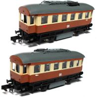 T2, DR, Triebzug, hellbeige-braun, DCC, Arnold / Kato / MMB, Ep3, Spur N