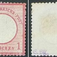 Deutsches Reich 1872 - Mi. Nr. 19 - 1 Groschen, ( * ) ungebraucht ohne Gummi