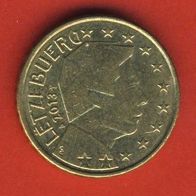 Luxemburg 10 Cent 2013